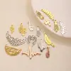 Colgantes de Acero Inoxidable Estilo Bohemio, Accesorios Hechos a Mano para Collares y Pulseras DIY, Varios Diseños de Accesorios para Manualidades