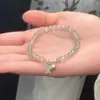 Pulsera de Doble Capa de Nuevo Estilo Chino de Venta Caliente, Pulsera Pequeña Fresca Literaria y Simple para Mejores Amigos Pareja, Pulsera para Hombres y Mujeres al por Mayor