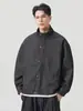 Chaqueta de Mezclilla Cruda Casual Anyang para Hombre, Nuevo Otoño 2026 Estilo Americano Marca de Moda Tendencia Cuello Alto Top para Hombre, Transfronterizo