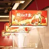Moda Nacional Nueva China Linterna de Piel de Oveja Vintage Sala de Estar Entrada Lámparas Creativas de Cristal Lámpara Simple de Una Palabra Lujo Ligero Francés