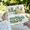Hermoso Día Rocío Escenario Tema Cinta para Mascotas Plan de Campamento Serie Material para Cuaderno Pegatina de Bucle Decorativo