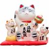 Le Meow Cerâmica Pintada Forno Yakushi Japonês Genuíno Ornamentos Gato da Sorte Cofre Gato