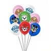 Set de Globos de Perro de la Patrulla Canina Transfronterizo Suministros para Decoración de Fiesta de Cumpleaños de Bebé Globos