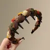 Nueva diadema de alta gama 2026, peine para el cabello estilo Maillard para peinar y arreglar los cabellos sueltos, accesorio para el cabello de uso diario estilo coreano para usar al aire libre