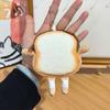 Brinde Moeda Bolsa Dos Desenhos Animados Bonito Bolsa De Moedas Fone De Ouvido Portátil Bolsa Menina Bolsa Pingente Criativo Pão De Armazenamento Bolsa