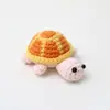 Pendente fofo de tricô de lã feito à mão tartaruga de crochê enviar amigos presente criativo boneca de crochê boneca