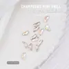 Rinestones para Uñas con Punta Trasera Color Coñac Blanco Decoraciones para Uñas Estilo Japonés Rinestones 3D con Punta Trasera Accesorios para Uñas Portátiles Cristal al por Mayor