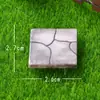 Decoración de Tanque de Peces Bonsái Paisaje Miniatura Adornos Pequeños Puente Pequeño Agua Corriente Rocalla Accesorios de Resina Puente de Tablero de Simulación Transfronteriza Ladrillos