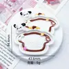 Nuevos Platos de Cena de Dibujos Animados Sanrio, Pequeños Accesorios de Resina, Pinzas para el Cabello DIY, Imanes para Refrigerador, Decoraciones para Casa de Muñecas al por Mayor