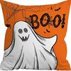 Almohada de Halloween Transfronteriza de Amazon Funda Cuadrada de Almohada de Temu Cojín Cómodo Funda de Cojín para el Hogar Admite Personalización