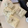 Calcinha feminina de algodão puro com estampa floral rústica, cintura média-alta, que abraça o quadril, estilo boxer pequeno, 10A antibacteriana, confortável com entreperna de algodão estendida