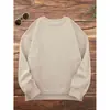 Luneh Camiseta Casual para Mujer con Estampado de Slogan Cuello Redondo Manga Larga S