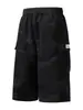 Shorts Casuais Masculinos de Verão Novos Tamanho Europeu Transfronteiriço Perna Reta Estilo Japonês Versátil Roupa de Trabalho Camuflado Shorts de Praia