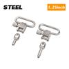 Fivela Plana de Metal de Aço de Alta Resistência para Fling Buckle de Liberação Rápida Suporte de Madeira Prata de Alta Resistência