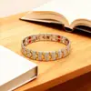 Pulsera de Aleación Retro Ecológica Nueva Moda Transfronteriza Europea y Americana Mini+ Letra Versátil Elegante Joyería para Hombre Pulsera