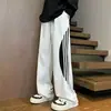 Pantalones Deportivos de Chándal Americanos para Jóvenes de Primavera y Otoño Marca de Moda para Hombre Holgados con Caída Casual Pierna Recta Pantalones Versátiles para Estudiantes
