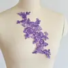 Decalques de Carro Osso Vermelho e Preto Acessórios de Renda Feitos à Mão DIY para Vestido de Noiva e Adornos de Cabeça