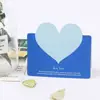 Tarjeta de felicitación de amor creativa Tarjeta de mensaje de bendición para el Día de San Valentín Tarjeta postal de enseñanza estilo coreano Tarjeta pequeña plegable escrita a mano