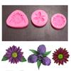 Girasol pequeño Zou Ju Flor Cattleya chocolate molde de silicona molde colgante diy fabricantes venta al por mayor