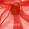Tela de Organza 2020D Hilo Ruyi Mate Transparente Ligeramente Rígida Accesorios de Encaje Bordado Tela para Empaque de Regalos
