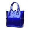 2025 Nuevo Bolso de Mano Brillante de Charol Moda Europea y Americana Bolso Madre-Hija Bolso Tote Set de Tres Piezas Bolso de Hombro Bolso Cruzado