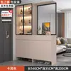 Gabinete de Entrada Frente a la Puerta, Gabinete Divisorio para Sala de Estar, Estantería de Almacenamiento, Gabinete de Almacenamiento de Lujo Ligero, Gabinete de Pantalla para Puerta, Gabinete de Zapatos Integrado