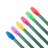 Yun Bei Bullet Eraser Color Pencil Pen Set Estudante Lápis Substituição Caneta Cap Lápis Capa Protetora Cabeça de Borracha