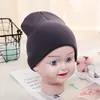 Gorro de Punto para Bebé de 1 a 5 Años 2024 Otoño e Invierno Gorro Infantil Niños y Niñas Color Sólido Lana Cálido de Invierno Gorro de Caramelo