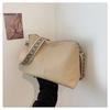 Bolso Vintage para Mujer Primavera 2024 Nuevo de Moda Casual con Correa Ancha al Hombro Bolso Cubo Estilo Artístico Bolso Tote de Gran Capacidad