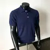 Camisa Polo Casual Masculina Tendência com Textura, Cor Sólida, Estilo Coreano, Camiseta de Manga Curta com Costela, Verão 2026