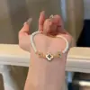 Nuevo Pulsera de Cuentas Turquesa Imitación Estilo Chino Antiguo Pulsera de Flor de Metal Apilada Joyería de Moda Versátil para Mujer