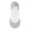 Zapatos de Verano para Mujer de Tacón Alto con Escote Bajo con Calcetines Invisibles de Seda de Hielo, Suela de Algodón Puro, Absorbentes de Sudor, Resistentes al Olor, Calcetines para Zapatos Planos Completamente Invisibles