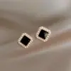 Nuevos Pendientes de Plata de Ley S925 con Cierre de Mariposa Moda Perla Venta Caliente Pendientes Hada Pequeños Frescos Sencillos Joyería de Temperamento