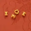 Accesorios Chapados en Oro que Conservan el Color Joyería DIY Oro Antiguo Cuentas Espaciadoras de Encaje de Cuatro Caras Hilo para Pulseras Materiales para Abalorios