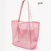 Bolsa de praia de malha, grande capacidade, estilo sudeste asiático, sucesso de vendas no verão, bolsa de viagem para praia, bolsa para armazenamento de água. Direto da fábrica.