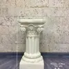 Casamento Coluna Romana Dourada Vaso de Flores Prateleira Guia de Estrada Listrado Europeu Troféu Fibra de Vidro Adereços de Casamento
