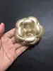 Acessório de Moda de Seda de Alta Qualidade 8cm Flor de Camélia Ultra-Resistente com Broche e Presilha Dupla Utilização