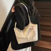 Bolsa de Axila Retrô de Grande Capacidade para Mulheres 2025 Nova Moda Tendência Ombro Único Bolsa Grande Casual Classe Trabalho Sacola Tote