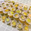 Caixa de embalagem de frutas para pragas kumquat limão freezer descartável para levar tempero especial molho caixa selada portátil
