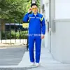 Ropa de trabajo antiestática para hombre, ropa de trabajo de manga larga para primavera y otoño para el sector energético internacional, uniformes de protección laboral para gasolineras de petróleo y petroquímicos, ropa de trabajo con logo impreso