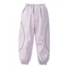 Pantalones de paracaidista casuales de terciopelo para niñas, para primavera y otoño, pantalones deportivos estilo coreano 2026, pantalones de esquí para niños, invierno