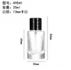 Botella pulverizadora de vidrio redonda 50ml100ml botella de perfume bayoneta botella de vidrio transparente con pulverizador botella vacía para subenvasado cosmético