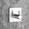 Gancho de acero inoxidable 304 sin perforaciones transfronterizo gancho adhesivo fuerte gancho para abrigos y sombreros detrás de la puerta gancho de metal para pared de cocina venta al por mayor