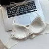 Sujetador Sexy sin Espalda con Tirantes Finos de Cuello Halter, sin Costuras, para Pechos Pequeños, Efecto Realzador y Agrandador, sin Aros y con Soporte Lateral para el Pecho 1768