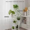 Suporte de Flores Móvel Interno Suporte de Armazenamento Suporte de Flores para Varanda Sala de Estar de Chão Ferro Multi-Camada Vaso de Flores Planta Verde Planta em Vaso