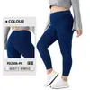 Pantalones de Yoga de Mezclilla Nuevos Transfronterizos Europeos y Americanos para Mujer Talla Grande, Cintura Alta, Adelgazantes, Levanta Glúteos, Doble Bolsillo, Fitness Casual