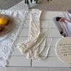 Calcetines Estilo Ballet para Mujer Verano Delgados Calcetines Apilables para Pies Set Calcetines de Pantorrilla Estilo Lazo de Cinta Estilo Princesa Estilo Coreano Calcetines Apilados