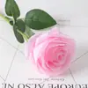 Guau Terciopelo Simulado Personalizado Rosa Individual Decoración de Pared de Flores Casera Boda Día de San Valentín Pared de Flores en Cascada Roja Mano