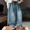 Ropa de Otoño para Niños Jeans 2026 Nuevo Estilo Guapo Pantalones de Pierna Curva para Niños Pequeños de 3 Años Pantalones Largos para Bebé Pantalones de Primavera y Otoño para Niños