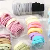 2025 Nueva Cuerda para el Cabello de Alta Elasticidad en Caja para Mujer Atadura de Cabello Elegante Banda de Goma Atadura de Cabello Duradera Diadema para Cola de Caballo Accesorios para la Cabeza